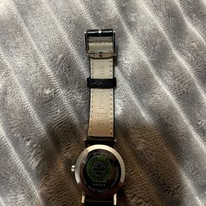 Movado museum classic watch steerling silver nice